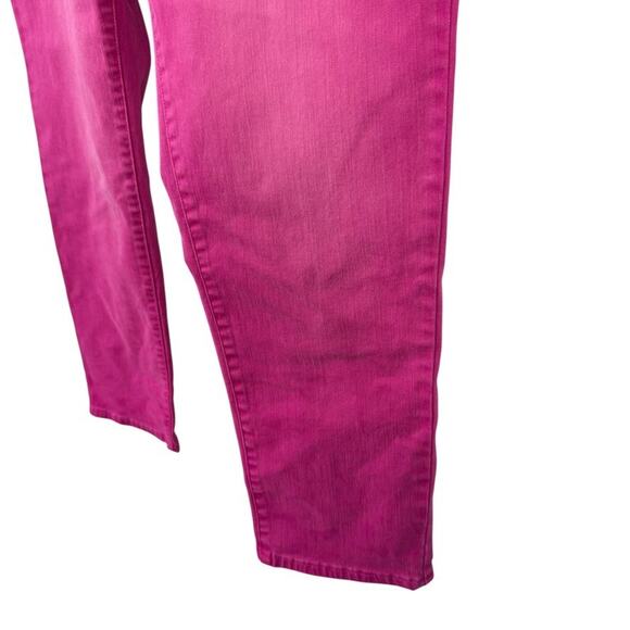 Soft Surroundings Ultimate Denim Pull On Pink Stretch Jeans Distressed Petite L - Picture 8 of 16